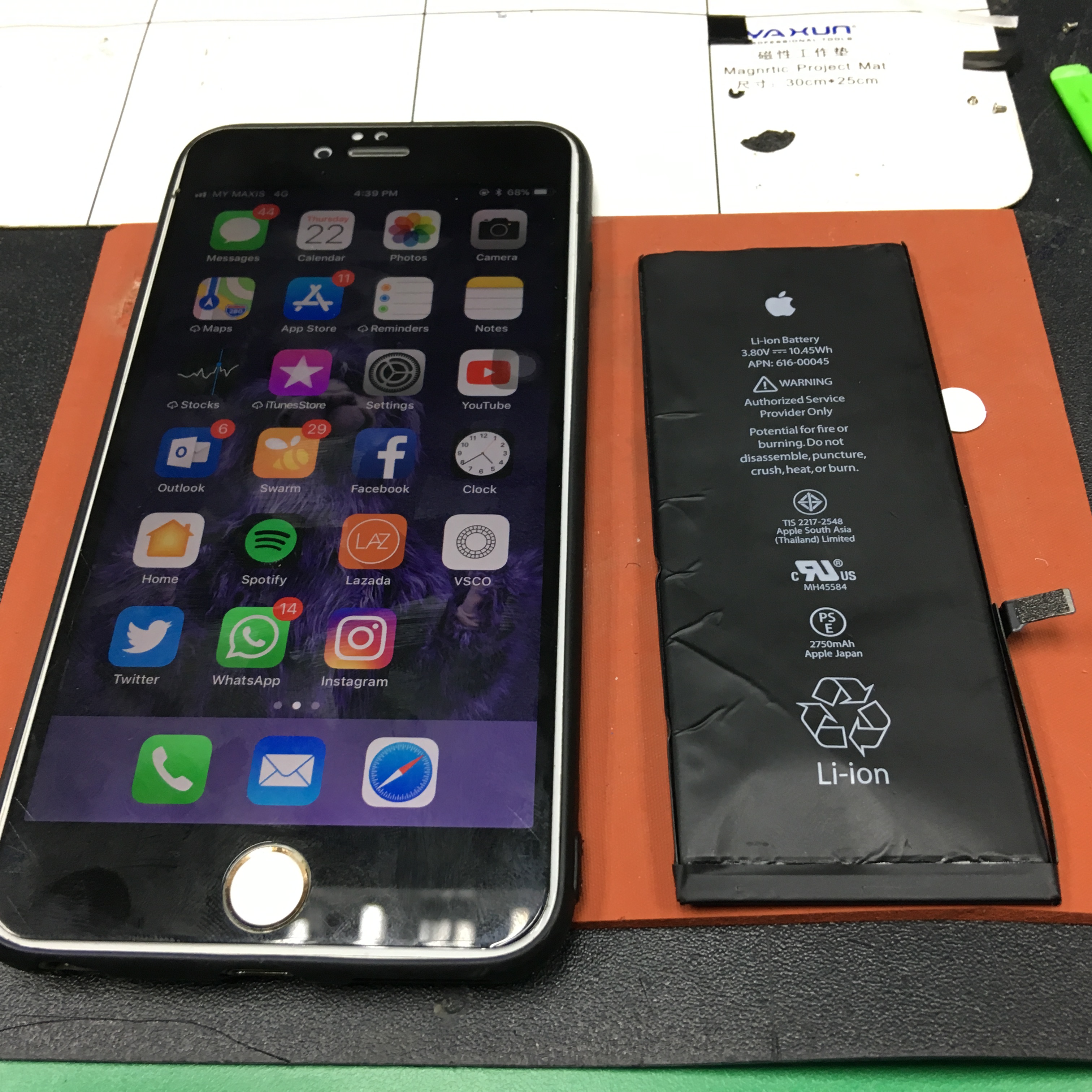 Battery iPhone 6s Plus Replacement