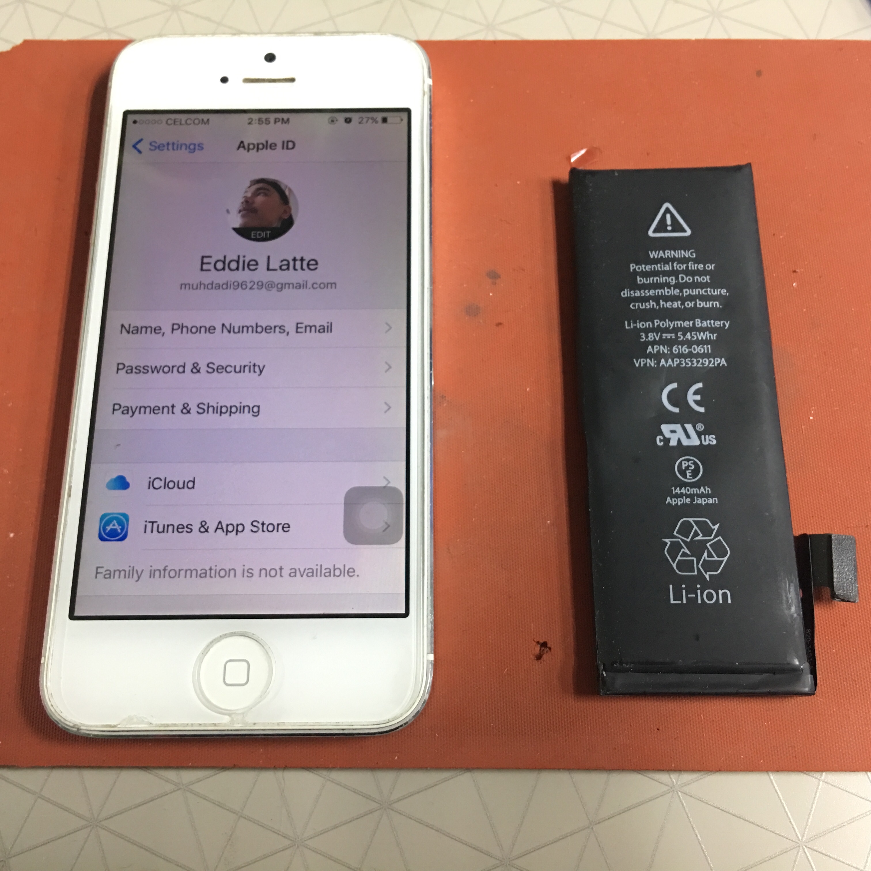 Repair Battery iPhone 5