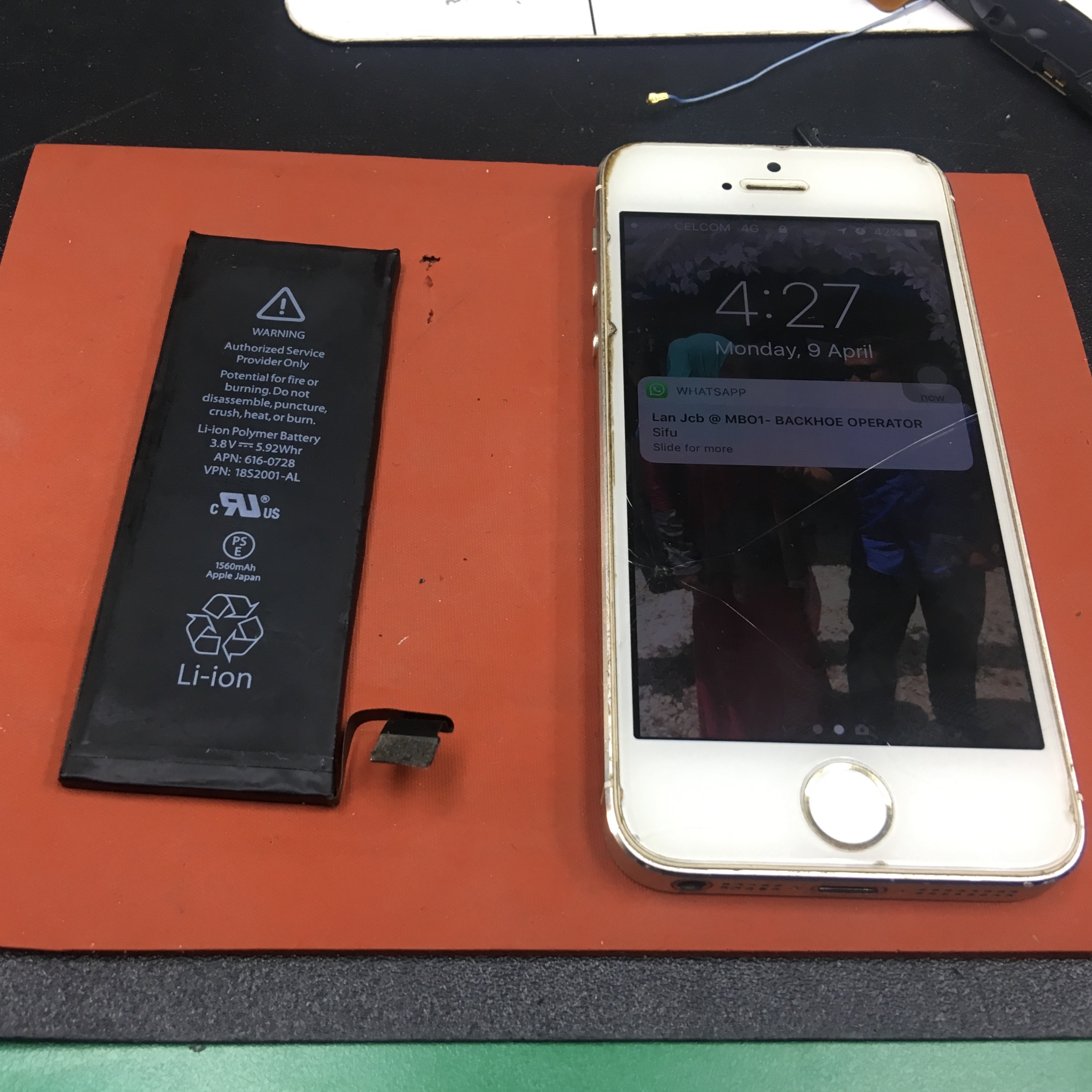 Repair Battery iPhone 5s