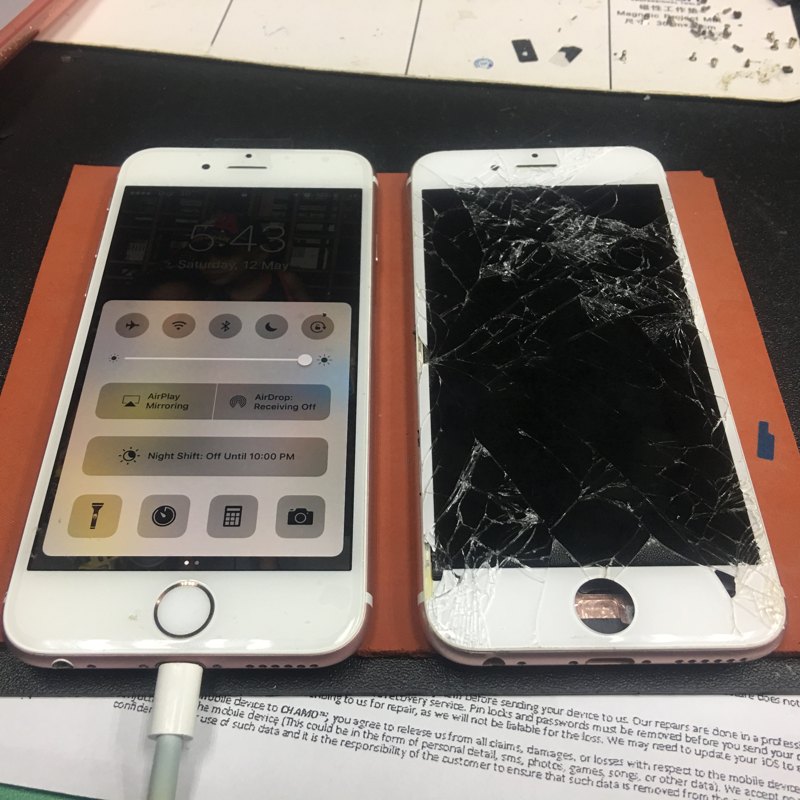 LCD & Bateri iPhone 6s replacement