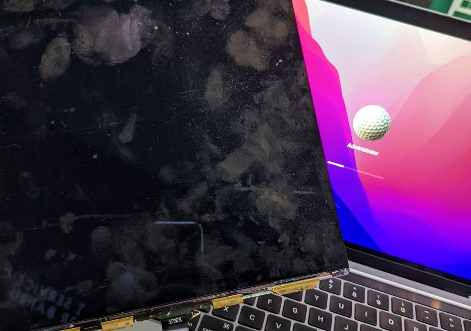 Macbook Pro, 2020 Screen Replacement.